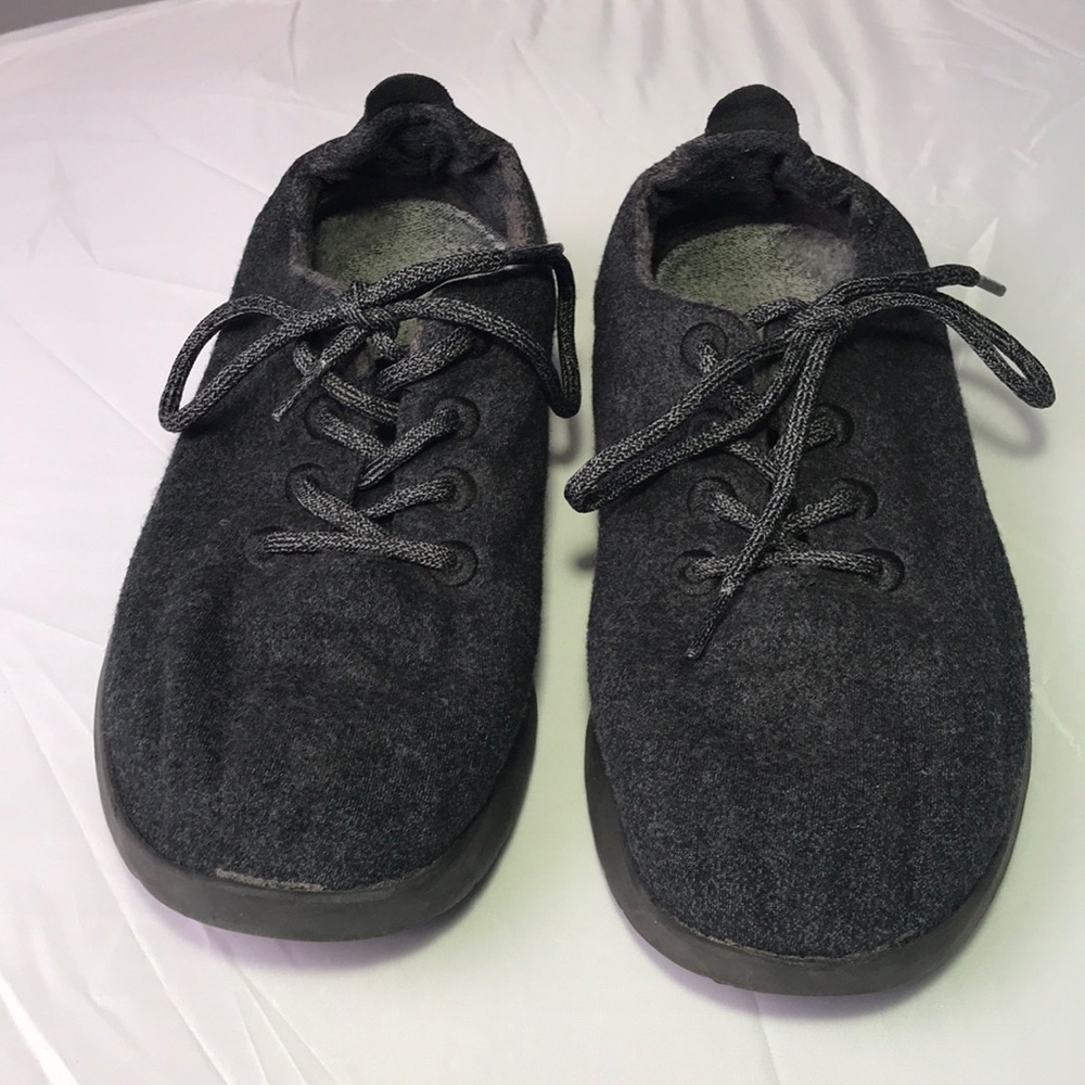 Used Mens Allbirds Size 10 Wool Shoes Gray